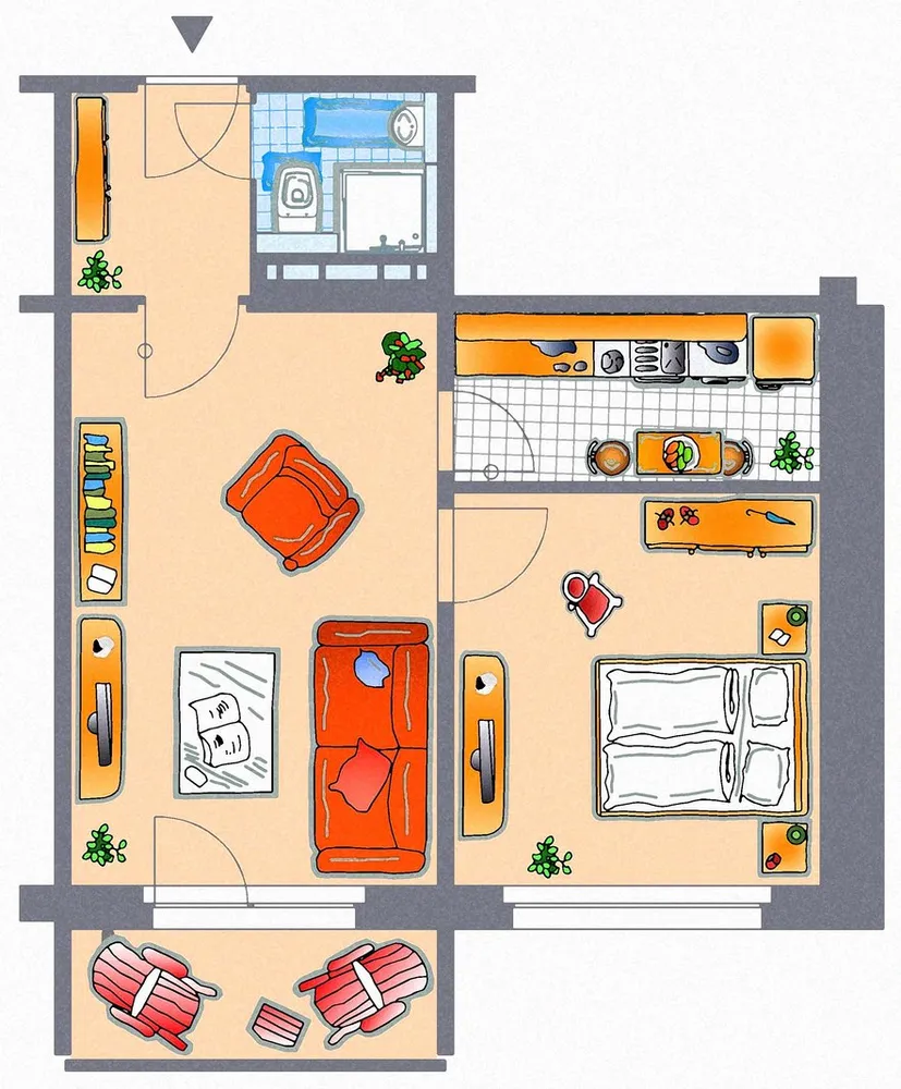 2 Zimmer Wohnung mit 45 m² in Chemnitz – Bild 4