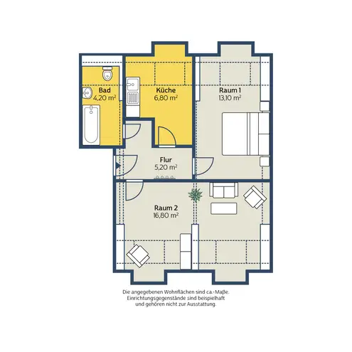 2 Zimmer Wohnung mit 46 m² in Leipzig – Bild 5