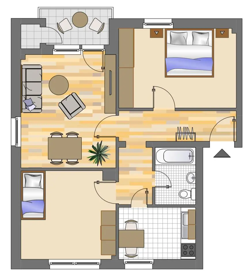 3 Zimmer Wohnung mit 67 m² in Siegen – Bild 5