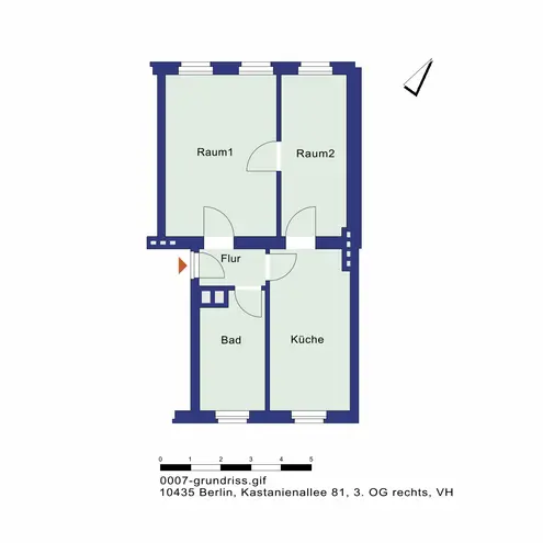 2 Zimmer Wohnung mit 56 m² in Berlin – Bild 7