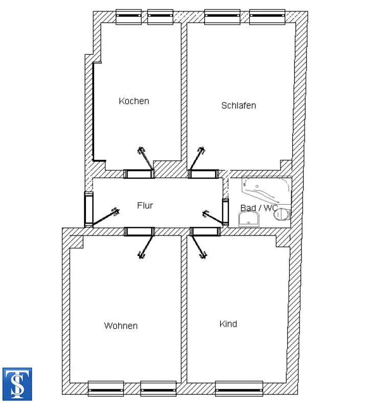 3 Zimmer Wohnung mit 70 m² in Plauen – Bild 10