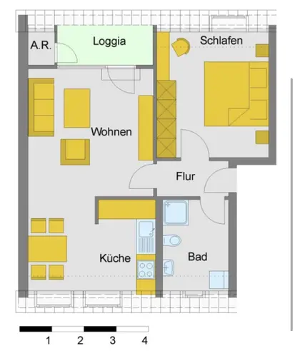 2 Zimmer Wohnung mit 49 m² in Leverkusen – Bild 6
