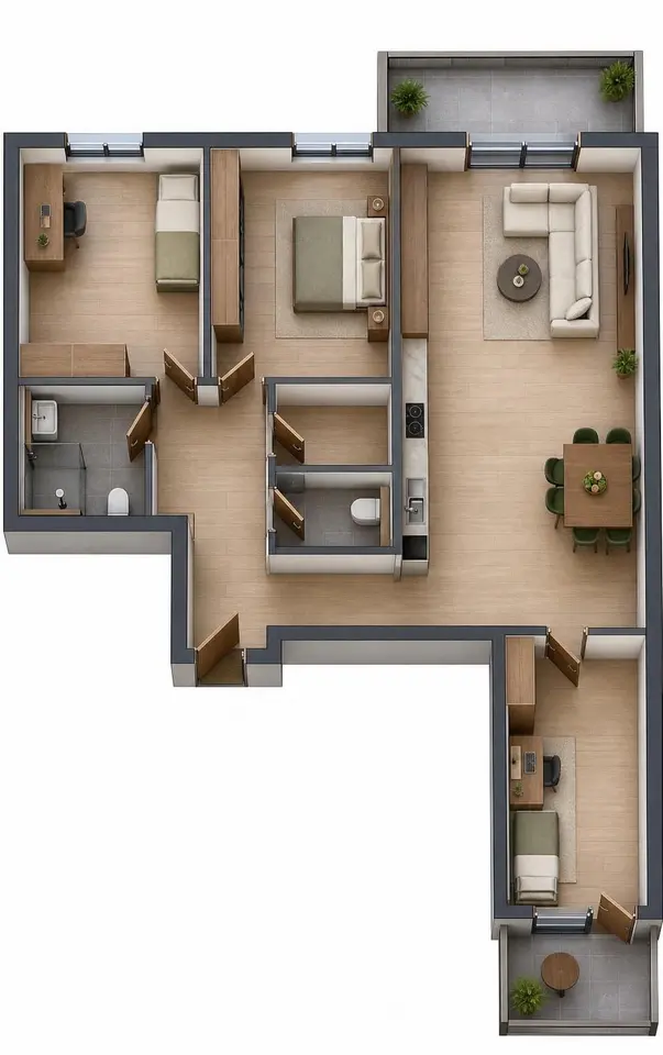 4 Zimmer Wohnung mit 115 m² in Bielefeld – Bild 9