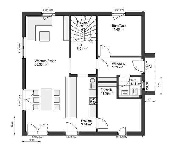 6 Zimmer Haus mit 170 m² in Köln – Bild 2