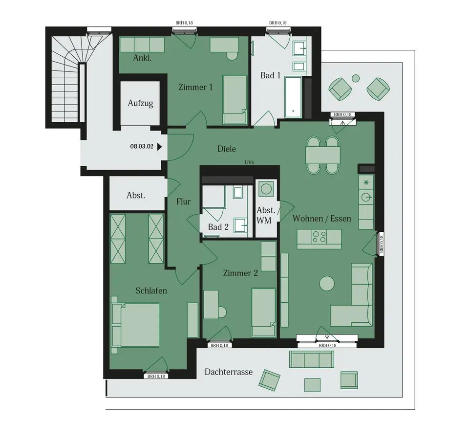 4 Zimmer Wohnung mit 127 m² in Rodgau – Bild 5