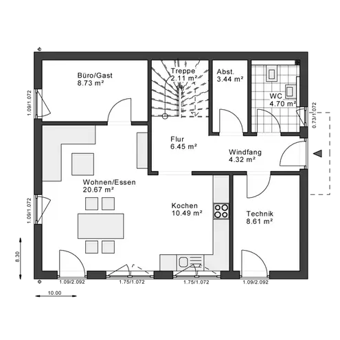 5 Zimmer Haus mit 133 m² in Norderstedt – Bild 2