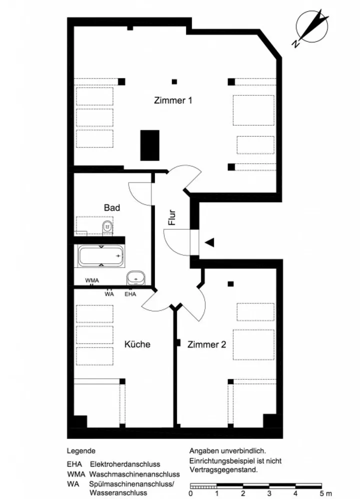 2 Zimmer Wohnung mit 80 m² in Frankfurt (Oder) – Bild 2