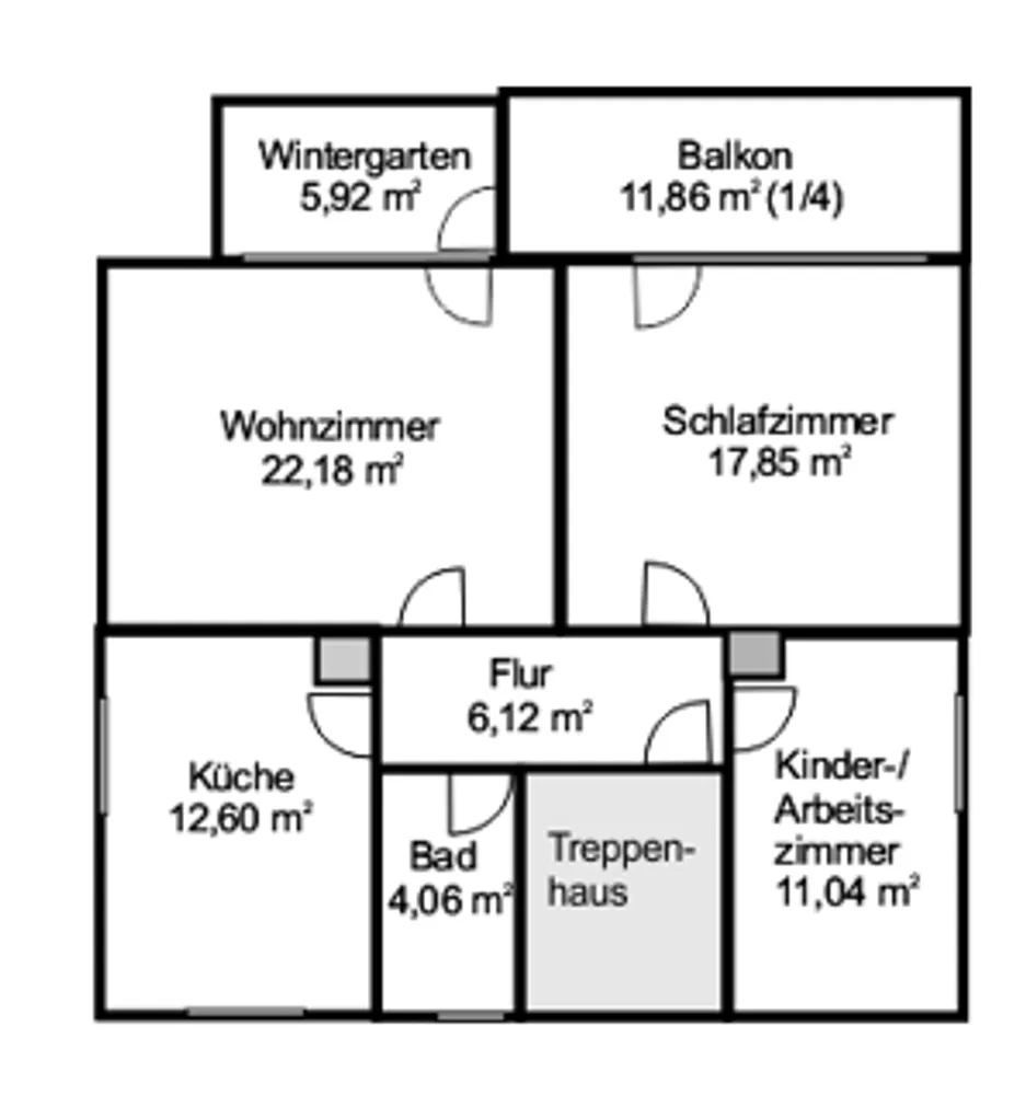 3 Zimmer Wohnung mit 83 m² in Würzburg – Bild 10