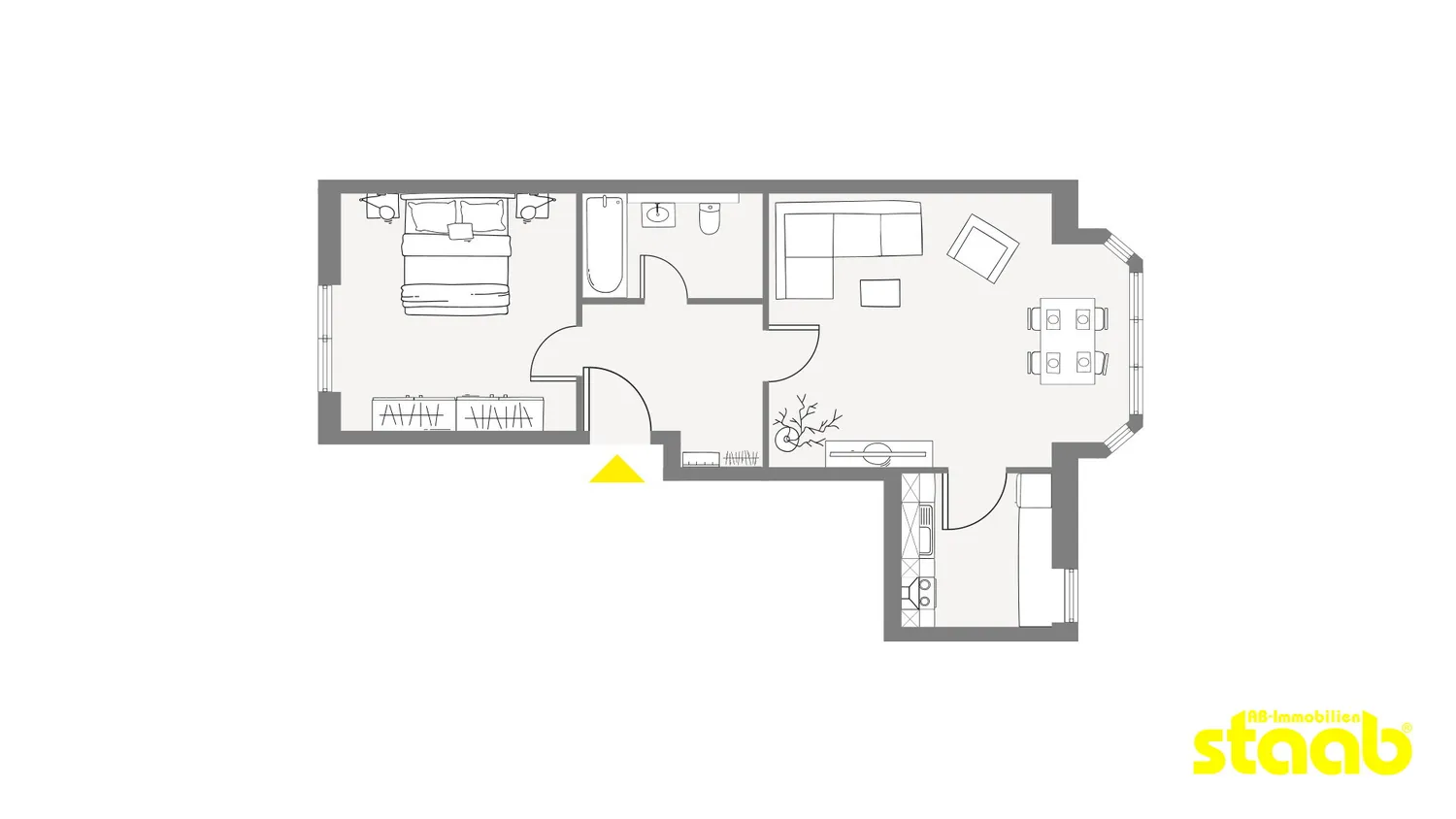 2 Zimmer Wohnung mit 54 m² in Aschaffenburg – Bild 9