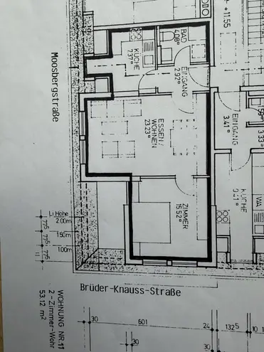 2 Zimmer Wohnung mit 55 m² in Darmstadt – Bild 3
