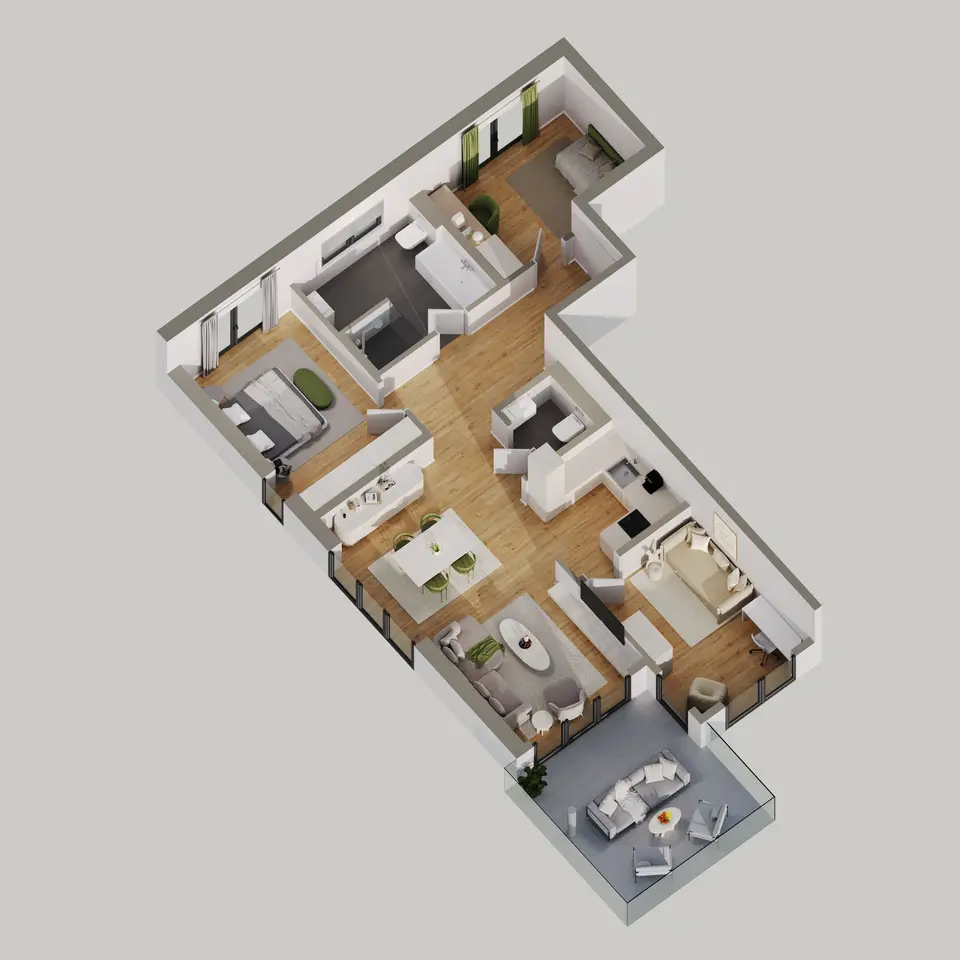 4 Zimmer Wohnung mit 100 m² in Balingen – Bild 9