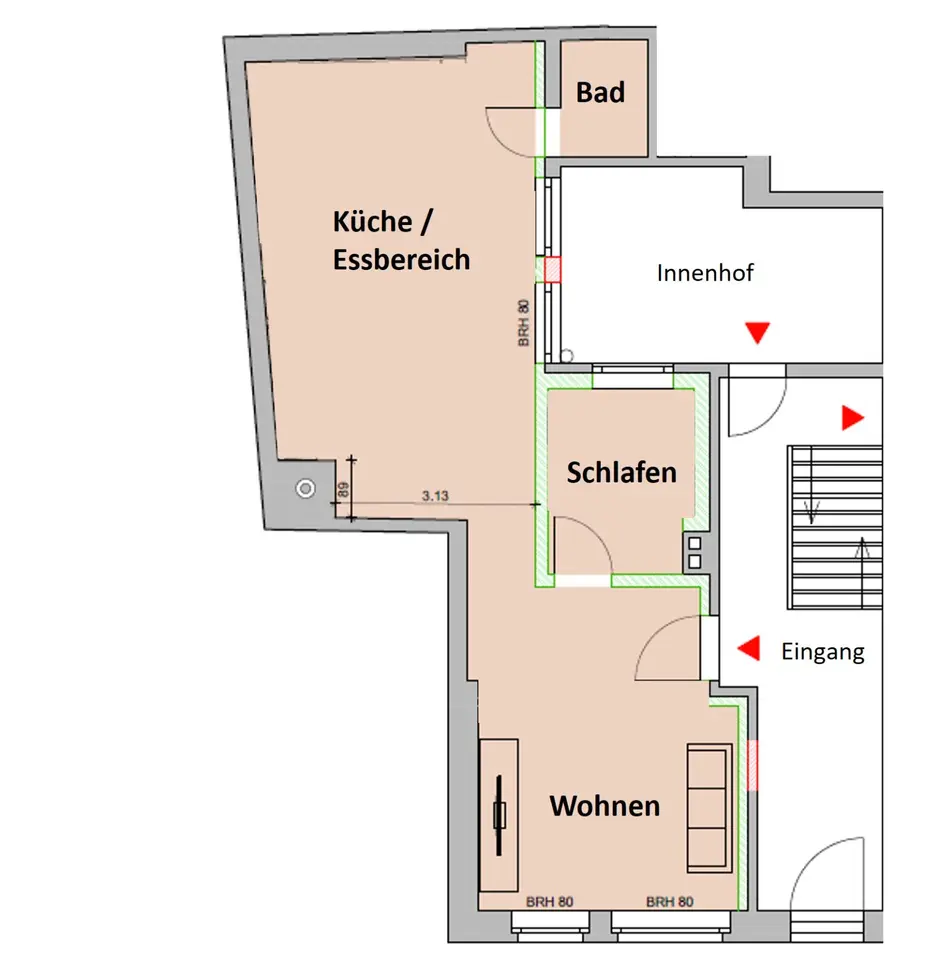 2 Zimmer Wohnung mit 73 m² in Weimar – Bild 8