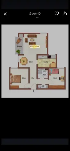 3 Zimmer Wohnung mit 80 m² in Braunschweig – Bild 7