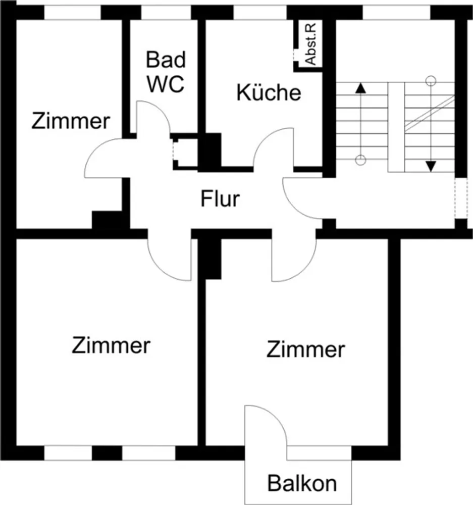 3 Zimmer Wohnung mit 55 m² in Salzgitter – Bild 3