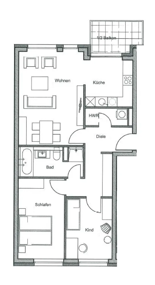 3 Zimmer Wohnung mit 82 m² in Leipzig – Bild 3