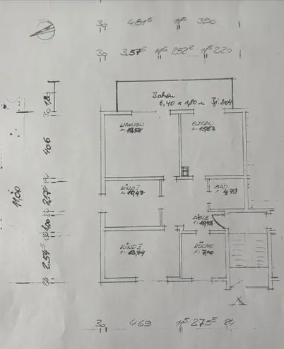 4 Zimmer Wohnung mit 82 m² in Karlsruhe – Bild 1