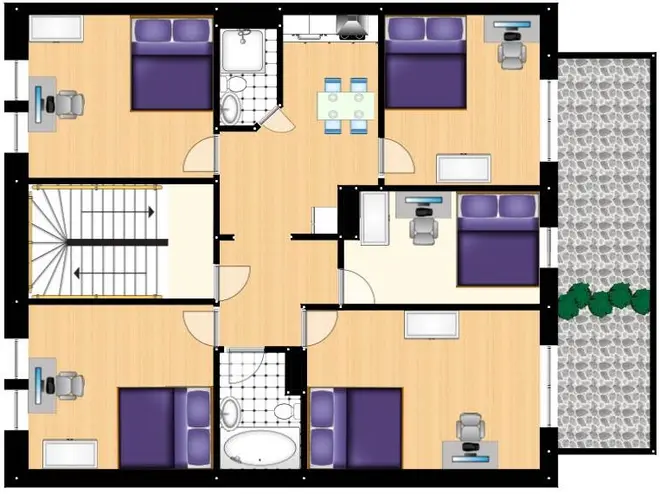 6 Zimmer Wohnung mit 110 m² in Münster – Bild 9