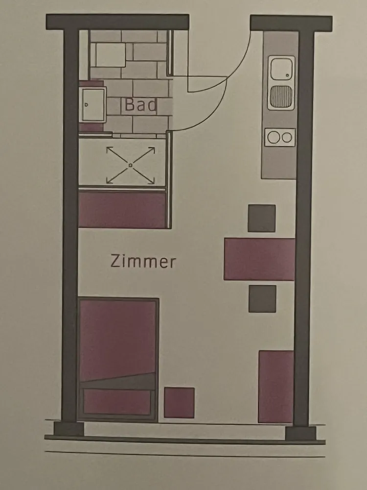 1 Zimmer Wohnung mit 24 m² in Marburg – Bild 8