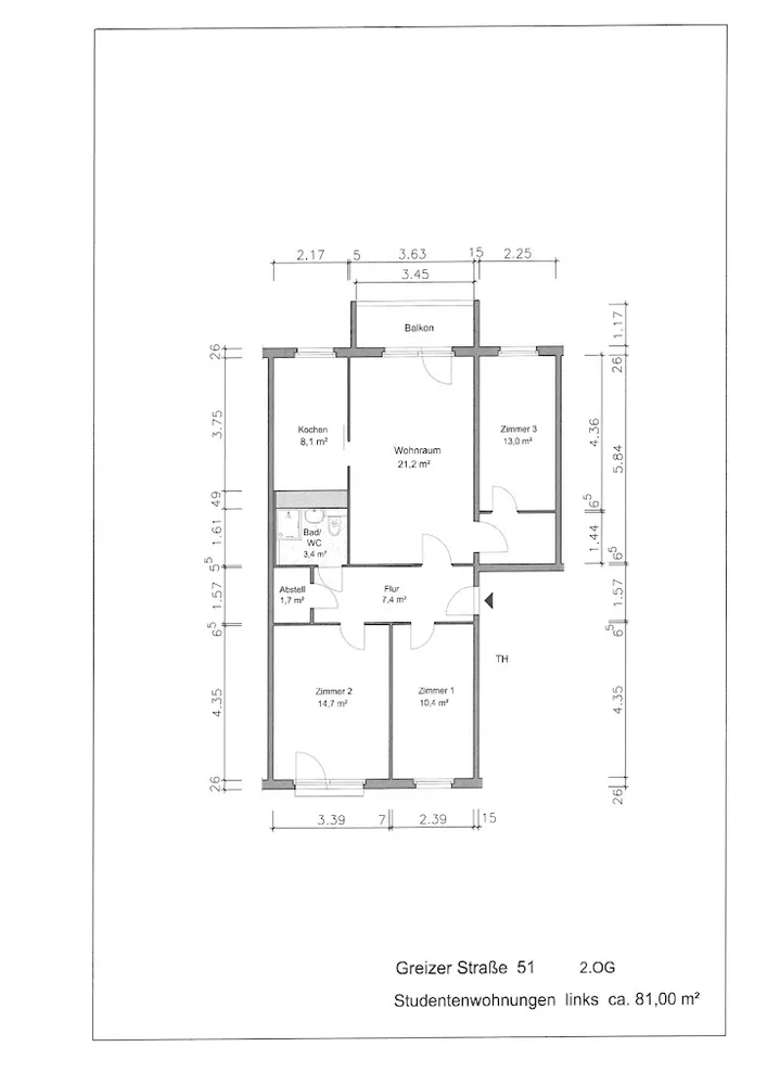 1 Zimmer Wohnung mit 28 m² in Gera – Bild 9