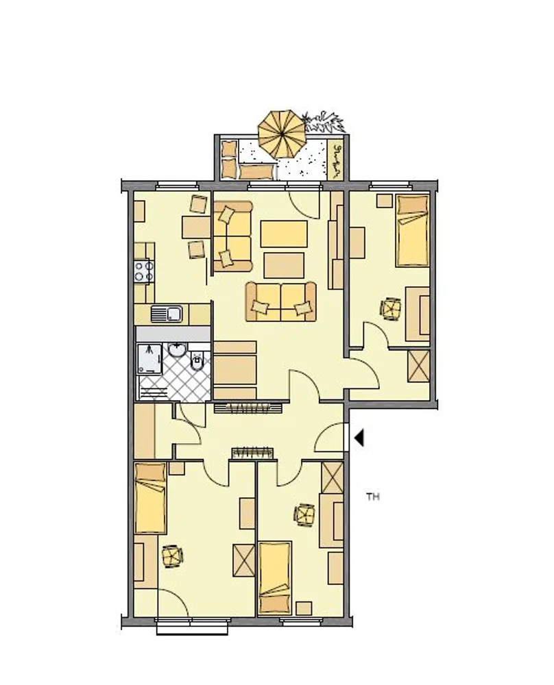 1 Zimmer Wohnung mit 28 m² in Gera – Bild 10