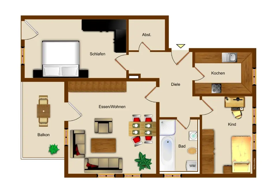 2 Zimmer Wohnung mit 90 m² in Amberg – Bild 5