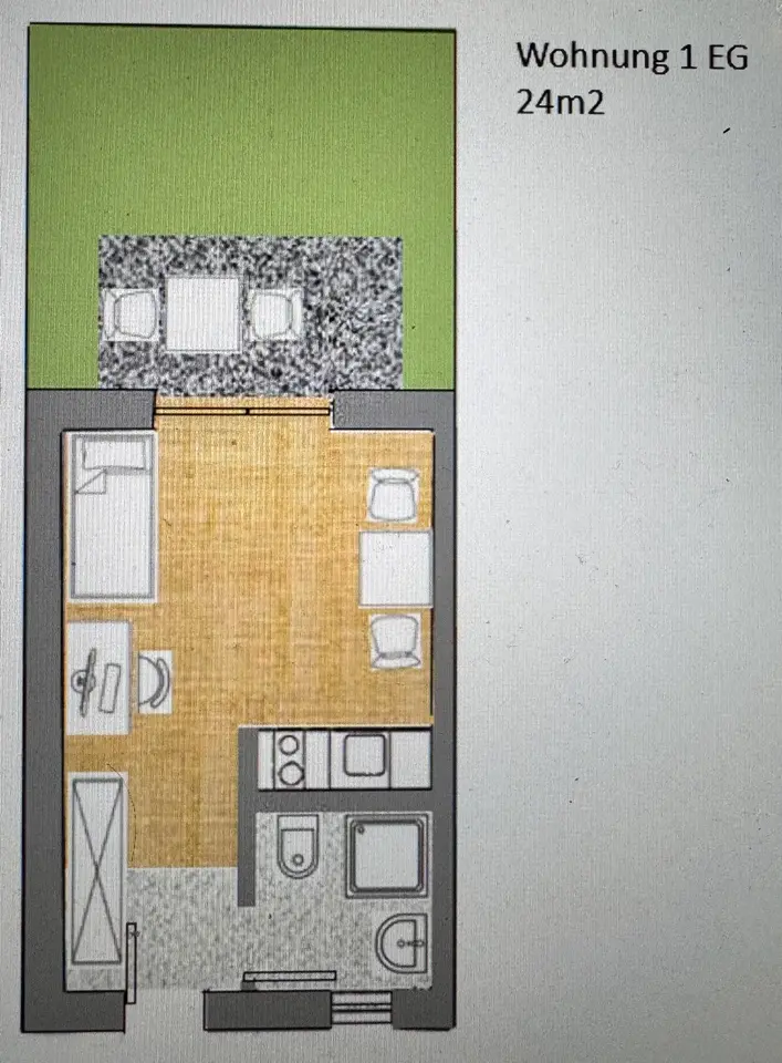 Studio mit 24 m² in Freiburg im Breisgau – Bild 10
