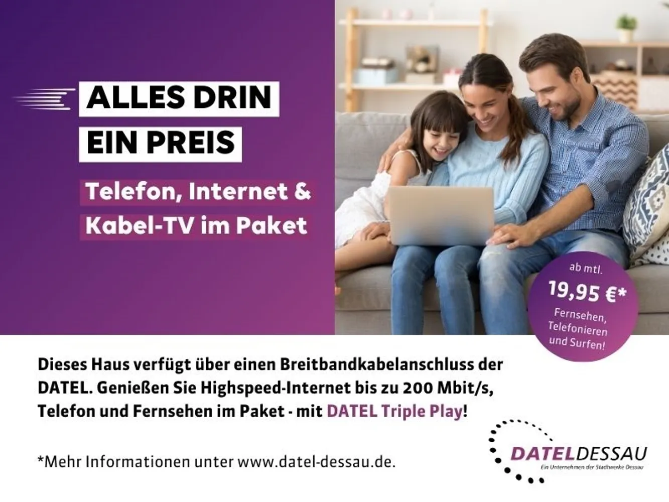 3 Zimmer Wohnung mit 56 m² in Dessau-Roßlau – Bild 4
