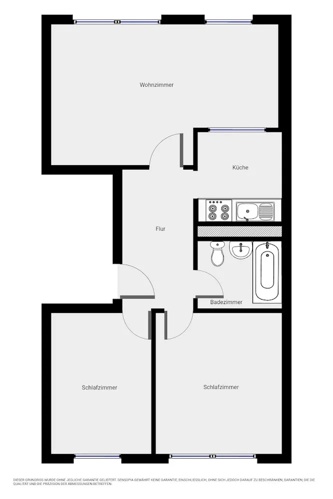 3 Zimmer Wohnung mit 56 m² in Halle (Saale) – Bild 12