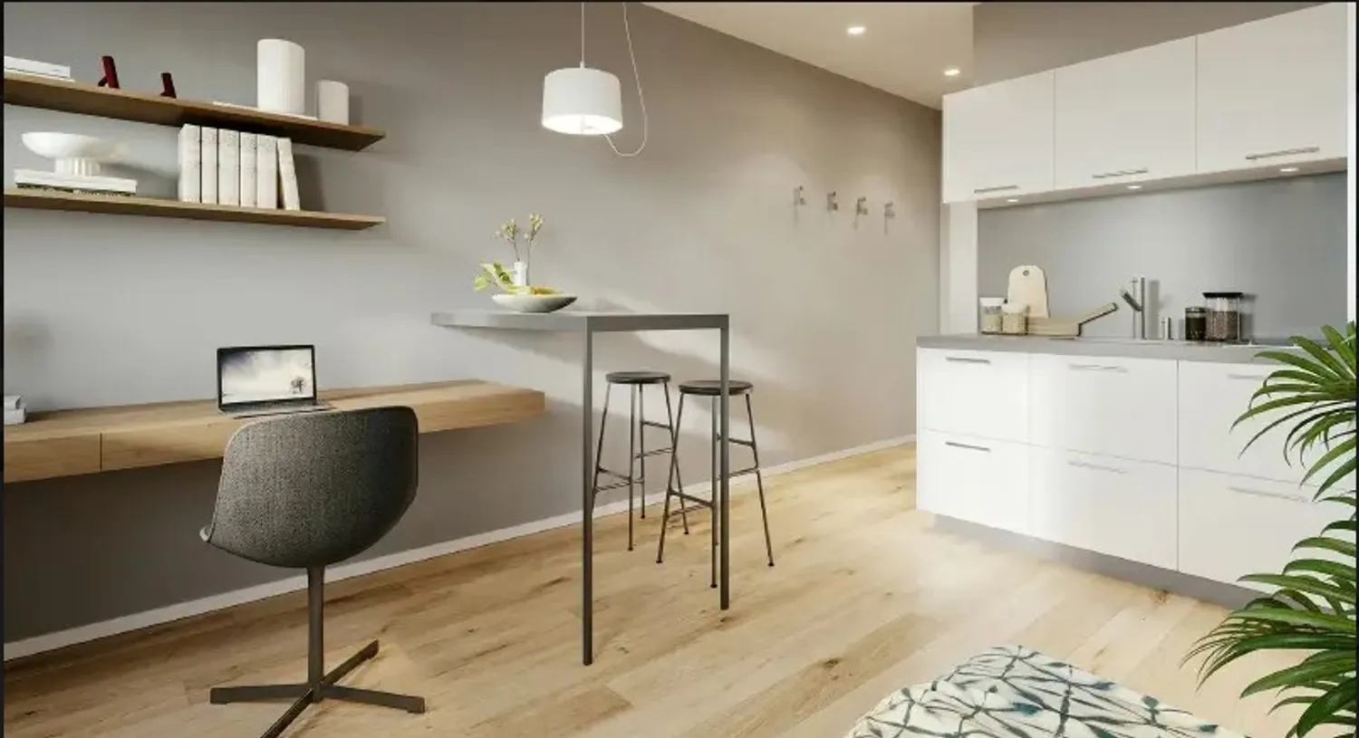 1 Zimmer Wohnung mit 30 m² in Würzburg – Bild 1