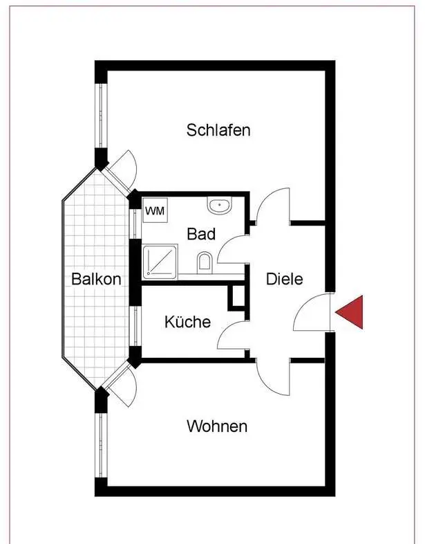 2 Zimmer Wohnung mit 41 m² in Pforzheim – Bild 5