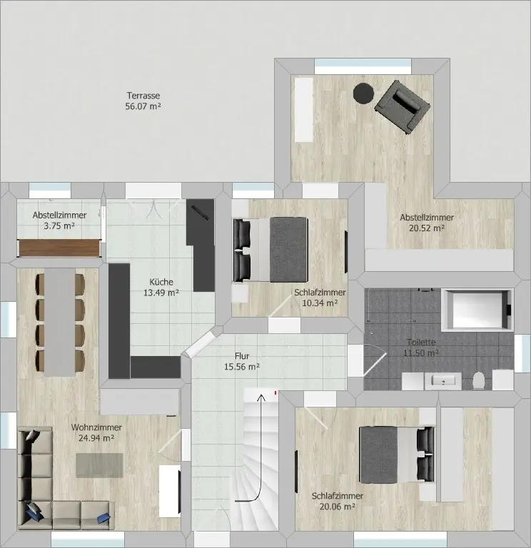 4 Zimmer Wohnung mit 120 m² in Wolfsburg – Bild 4