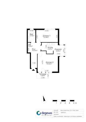 2 Zimmer Wohnung mit 64 m² in Berlin – Bild 2