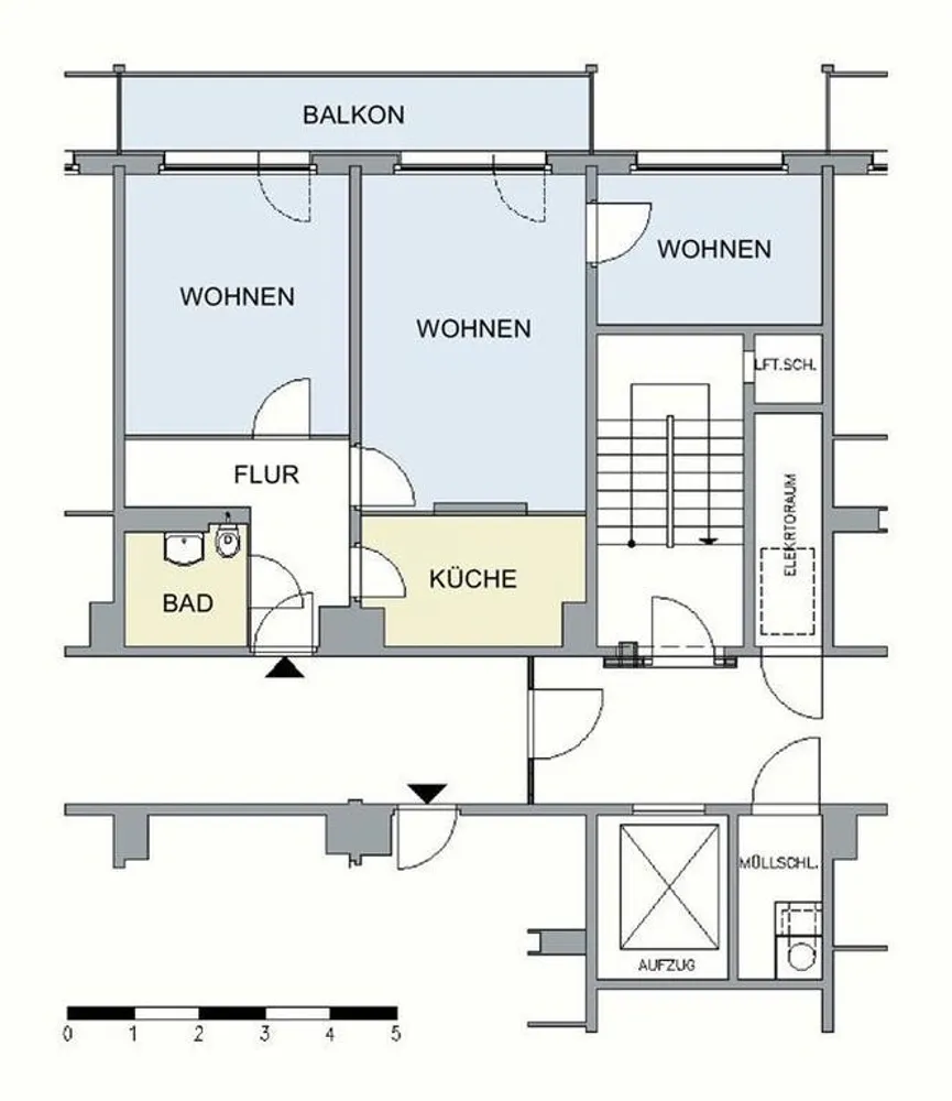 3 Zimmer Wohnung mit 59 m² in Neubrandenburg – Bild 4