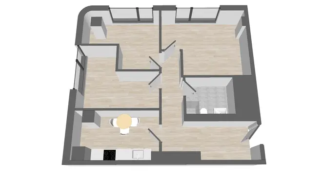 WG-Zimmer mit 11 m² in Frankfurt am Main – Bild 5