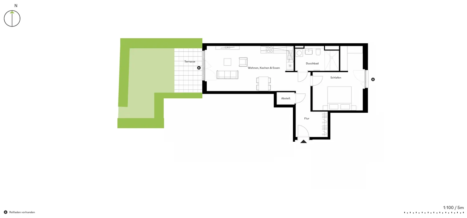 2 Zimmer Wohnung mit 68 m² in Lübeck – Bild 7