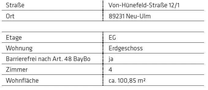 4 Zimmer Wohnung mit 101 m² in Neu-Ulm – Bild 10
