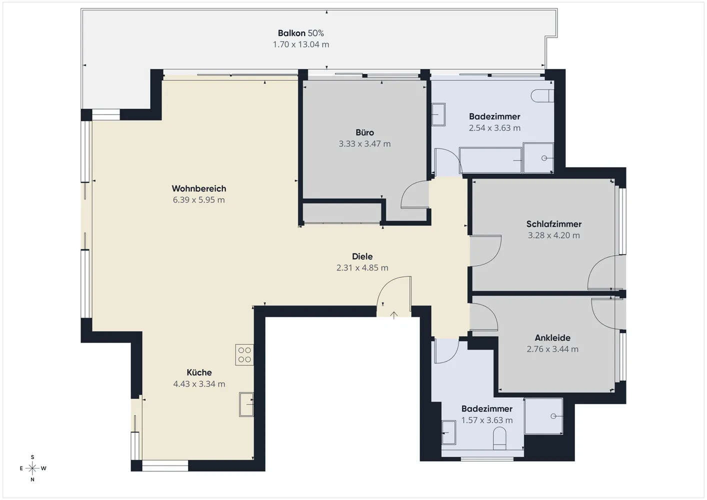 4 Zimmer Wohnung mit 142 m² in Aschaffenburg – Bild 12