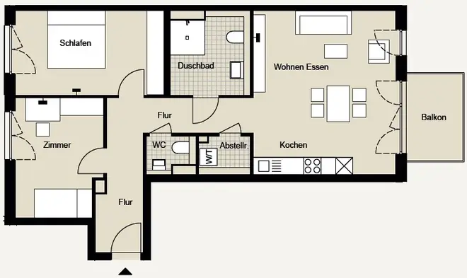 3 Zimmer Wohnung mit 84 m² in Frankfurt am Main – Bild 8