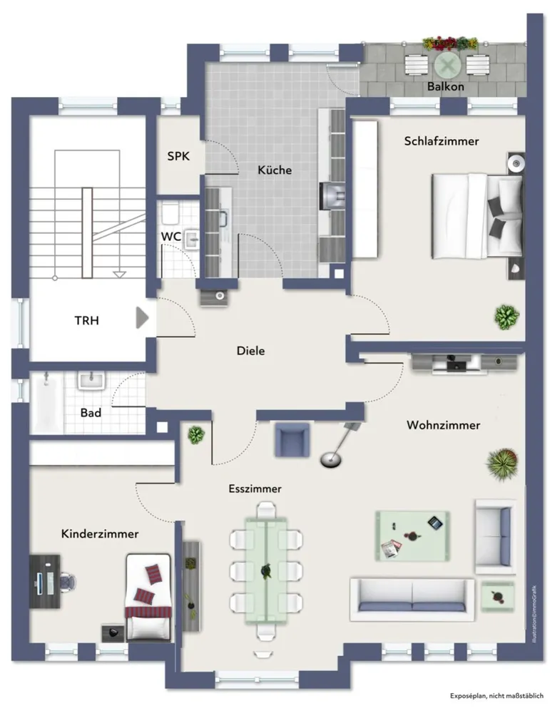5 Zimmer Wohnung mit 112 m² in Hagen – Bild 1