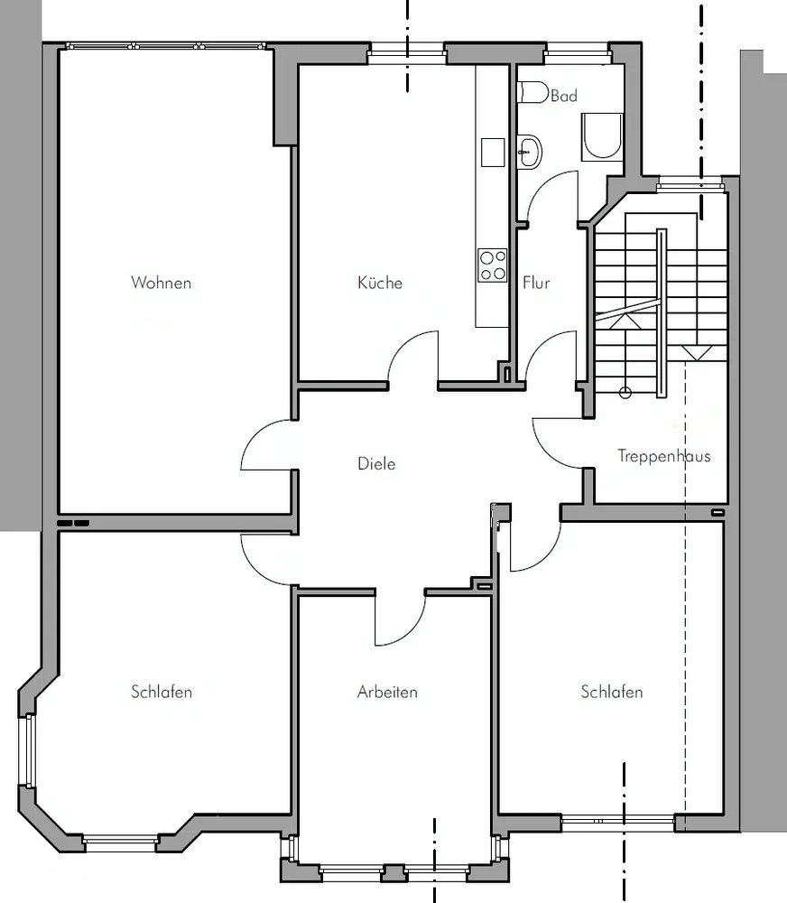 5 Zimmer Wohnung mit 145 m² in Herne – Bild 1