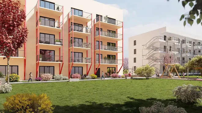 2 Zimmer Wohnung mit 55 m² in Augsburg – Bild 1