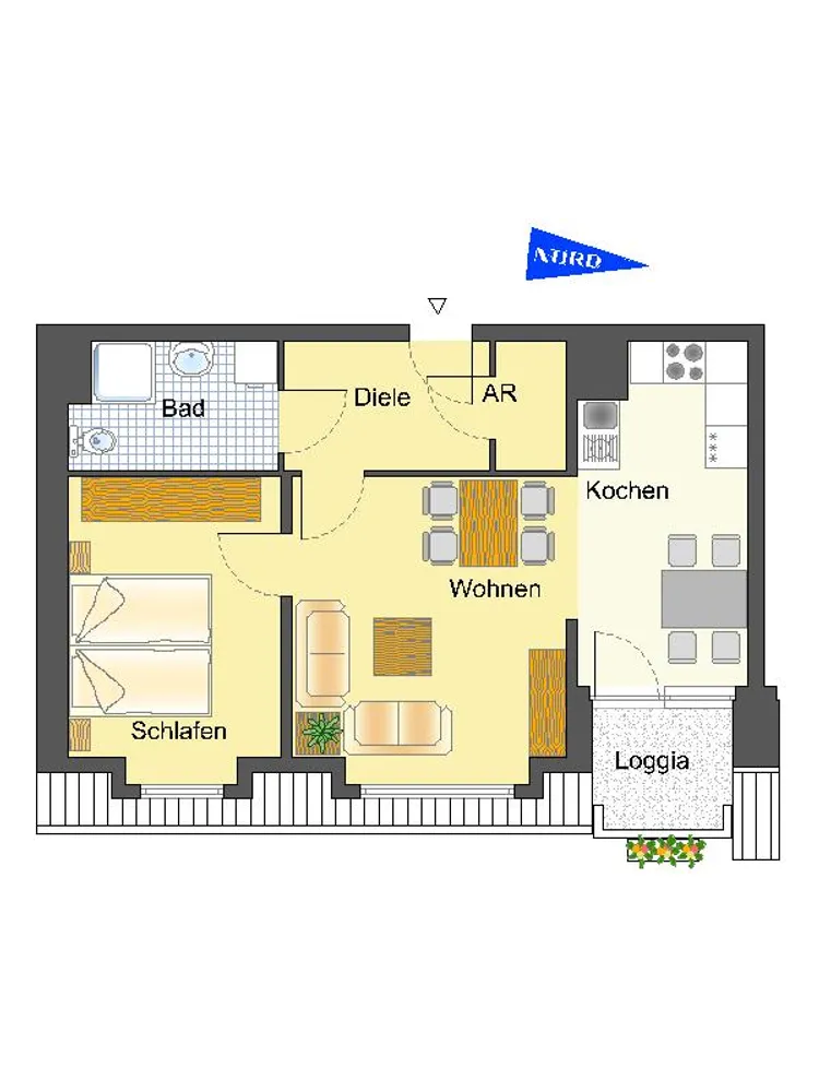 2 Zimmer Wohnung mit 54 m² in Recklinghausen – Bild 4