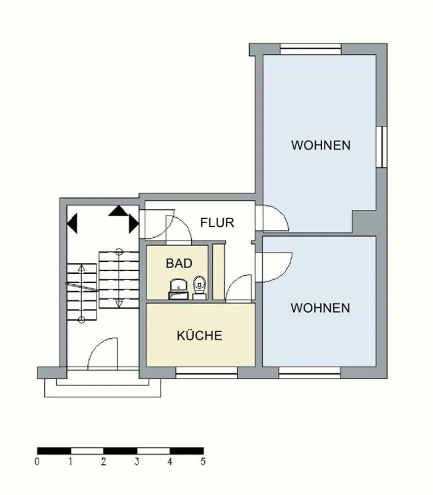 2 Zimmer Wohnung mit 47 m² in Neubrandenburg – Bild 4