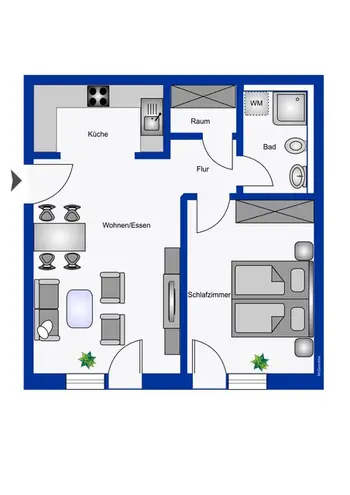 2 Zimmer Wohnung mit 40 m² in Magdeburg – Bild 5