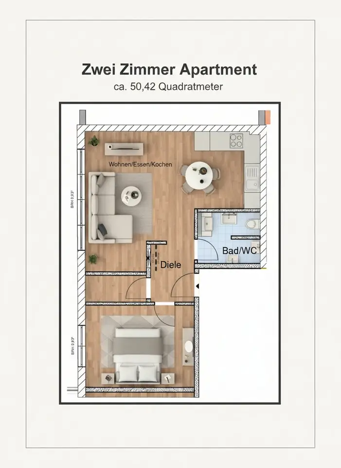 2 Zimmer Wohnung mit 49 m² in Wetzlar – Bild 5