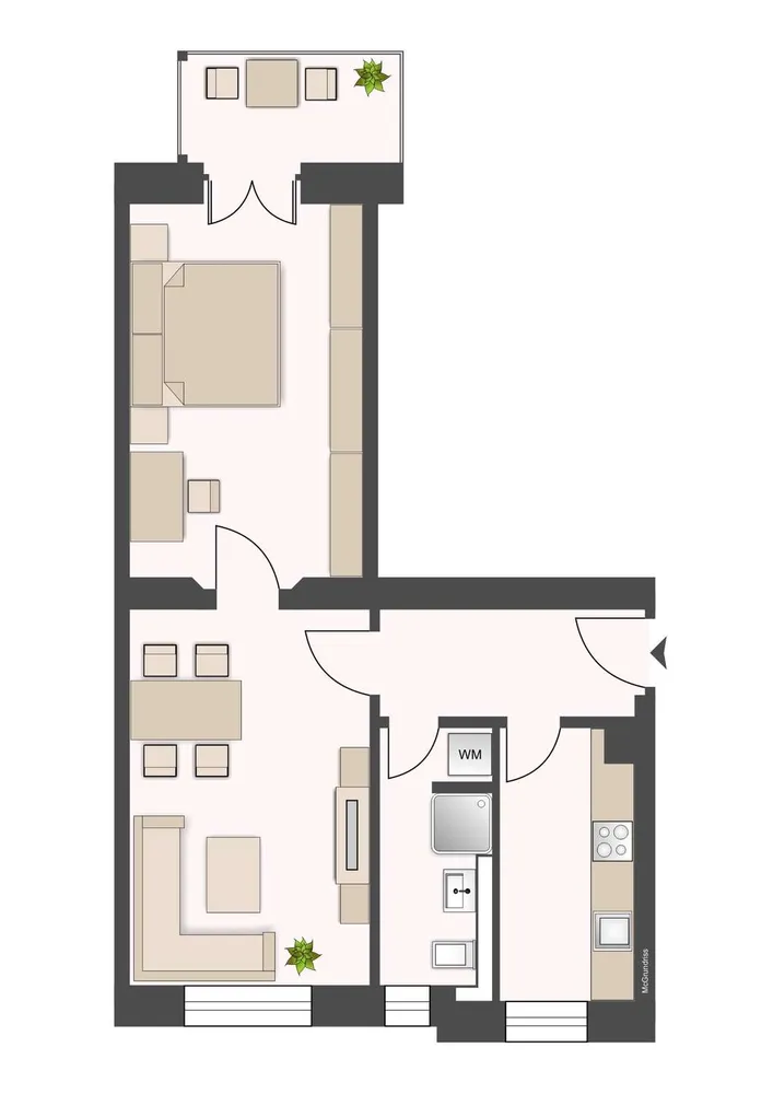 2 Zimmer Wohnung mit 50 m² in Leipzig – Bild 10