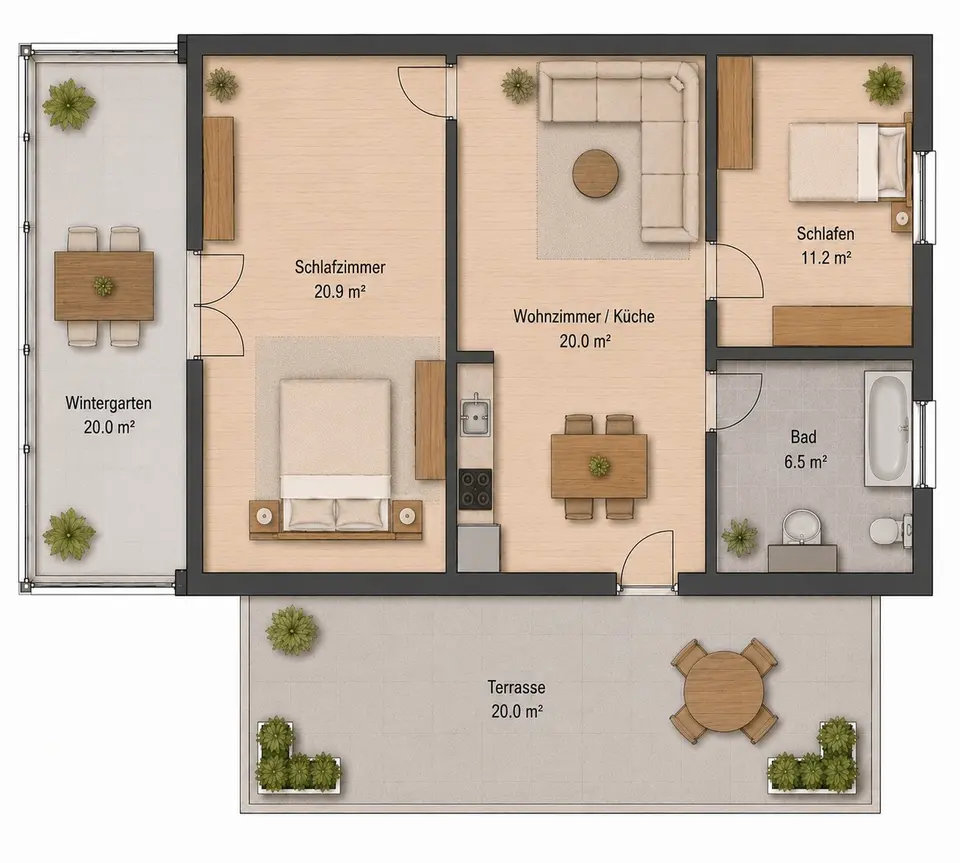 3 Zimmer Wohnung mit 74 m² in Wolfsburg – Bild 10