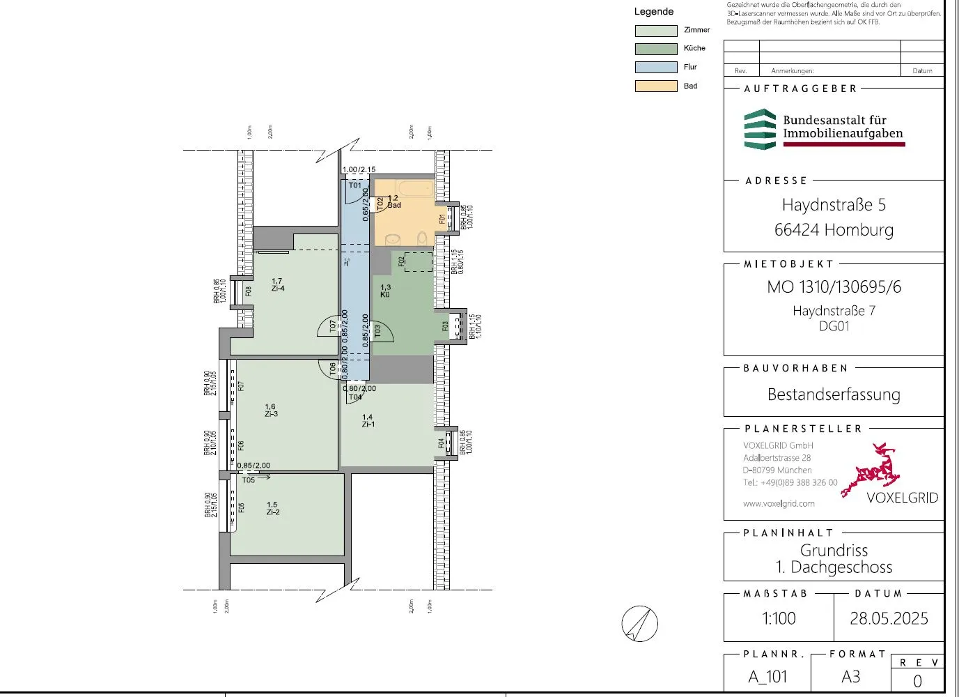 5 Zimmer Wohnung mit 97 m² in Homburg – Bild 1