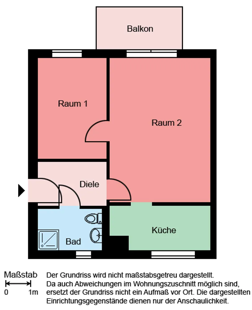 2 Zimmer Wohnung mit 60 m² in Herne – Bild 3
