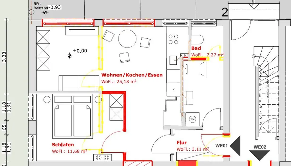 2 Zimmer Wohnung mit 65 m² in Würzburg – Bild 10